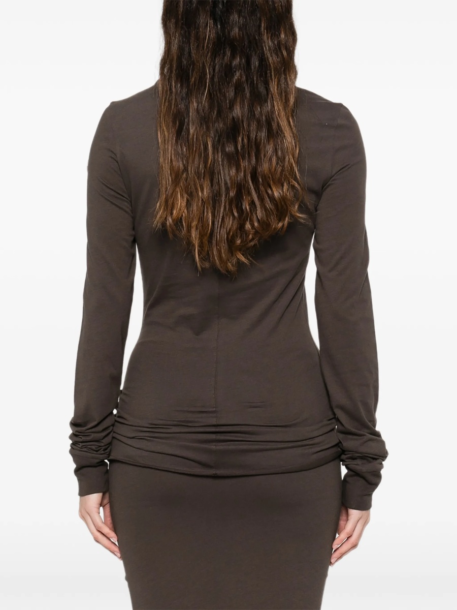 Tricou MONCLER + RICK OWENS maro - Img 4