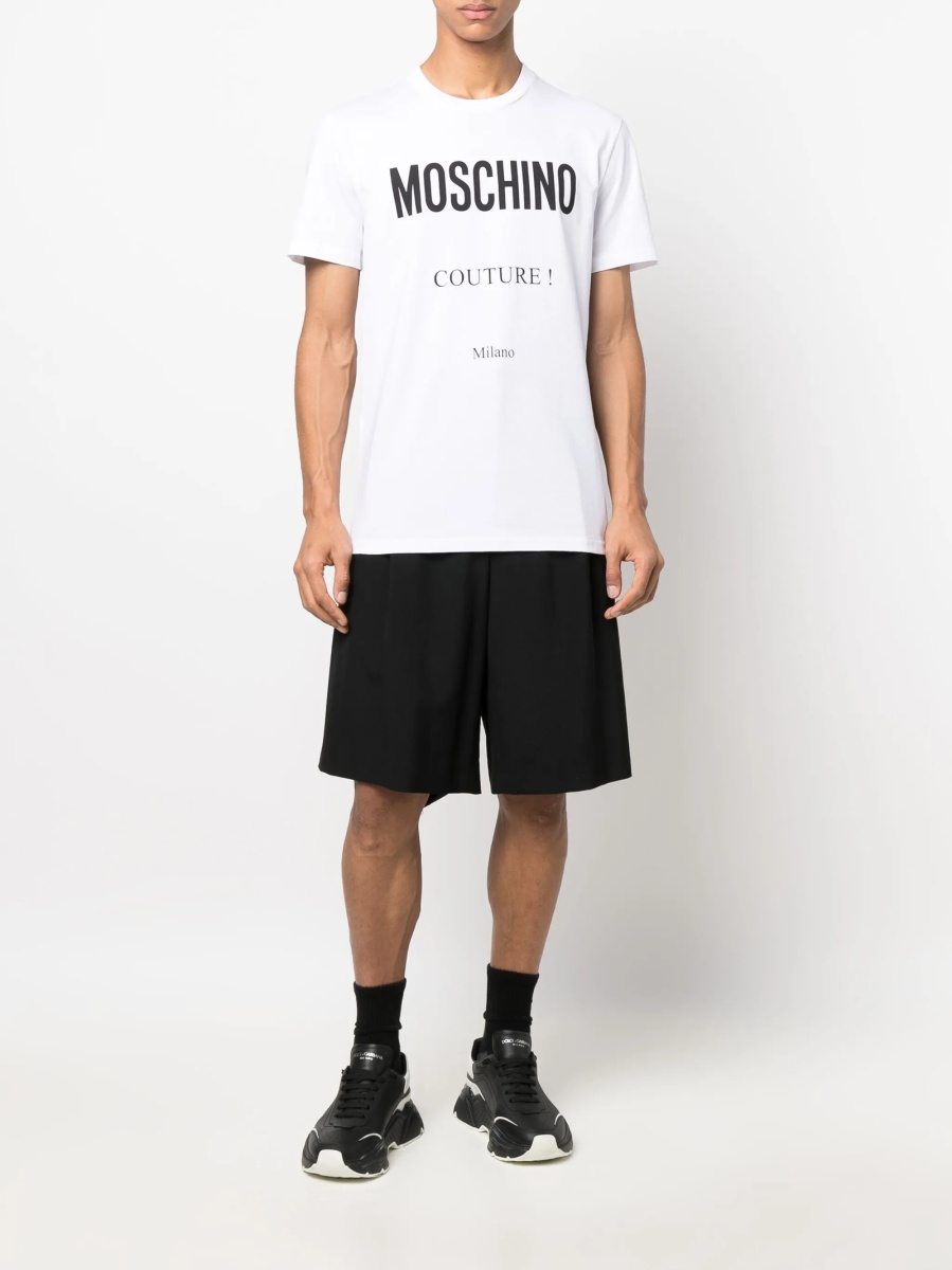 Tricou Moschino alb - Img 2