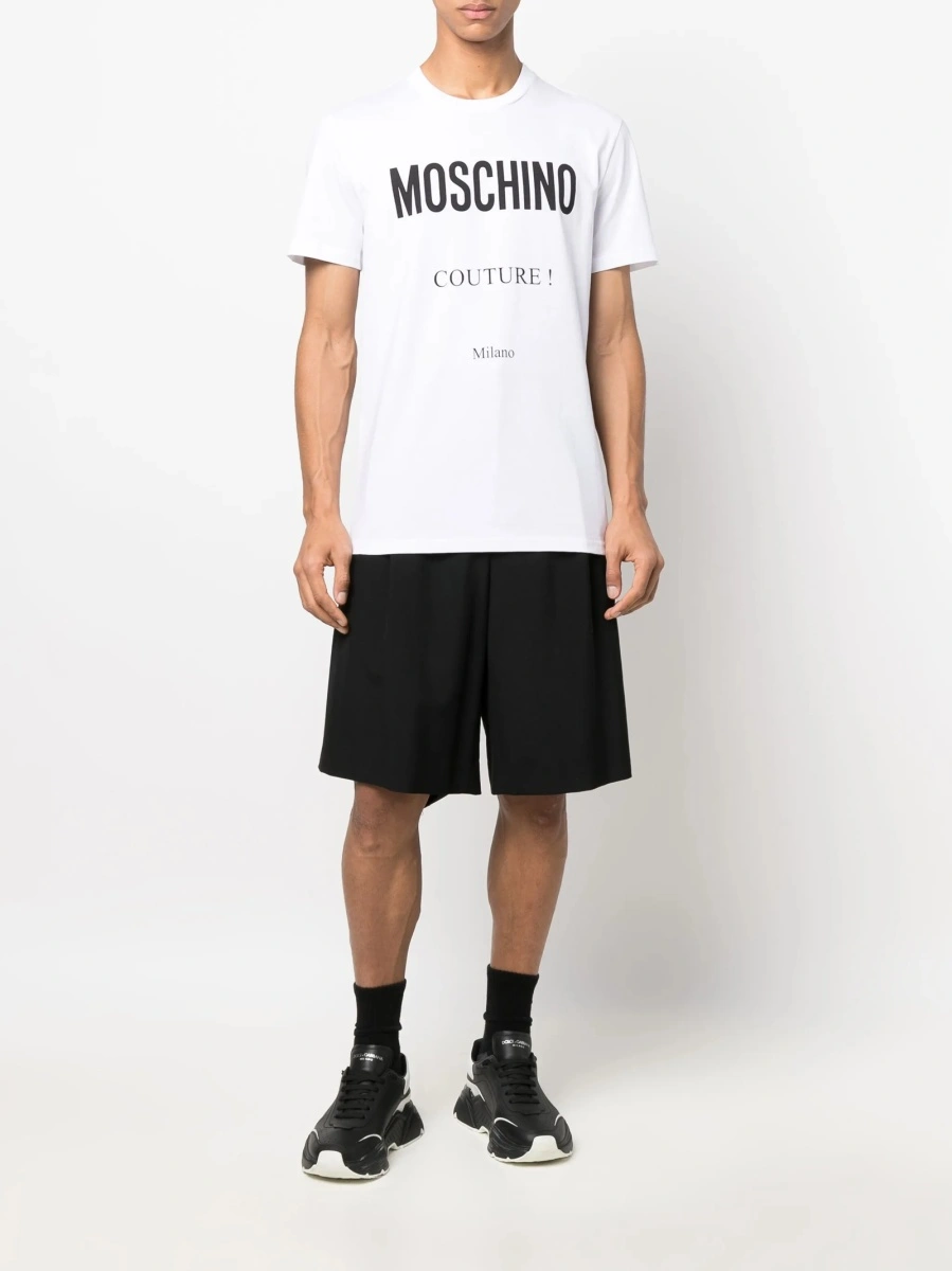 Tricou Moschino alb - Img 2