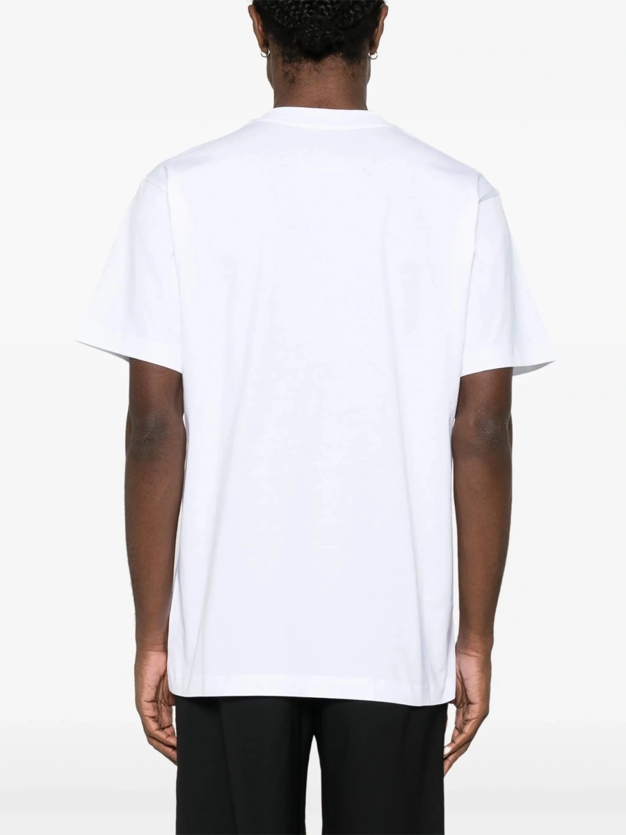 Tricou Moschino alb - Img 3
