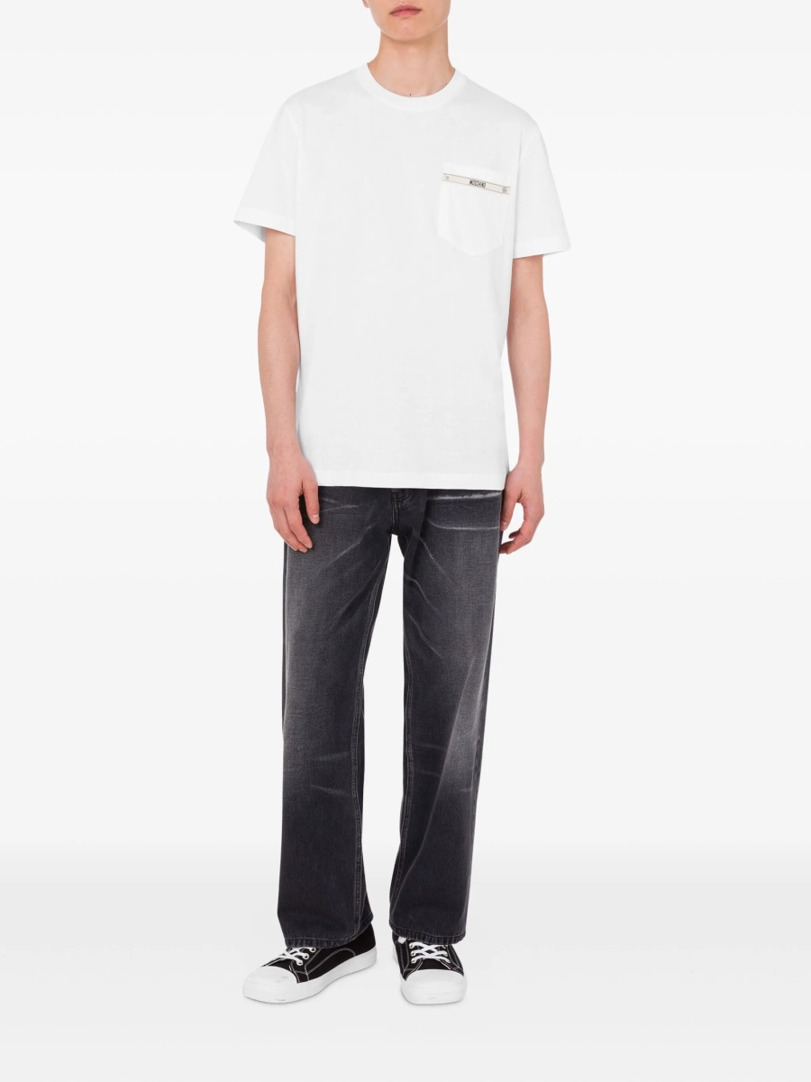 Tricou Moschino alb - Img 2