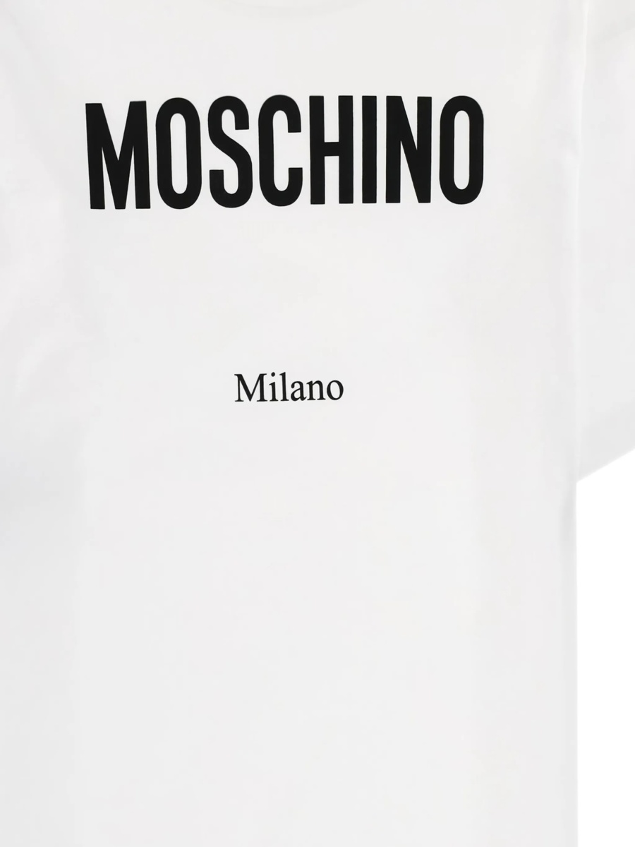 Tricou Moschino alb - Img 2
