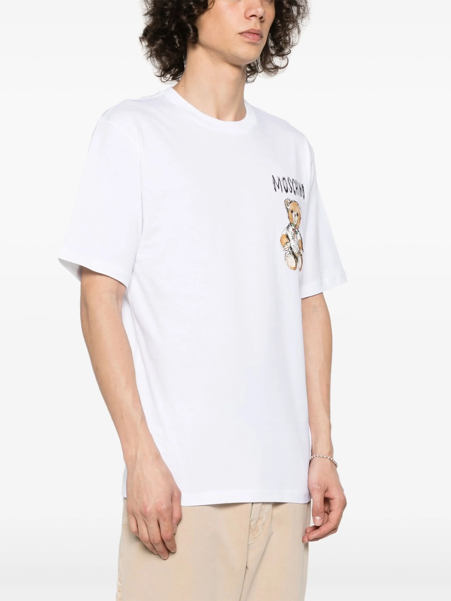 Tricou Moschino alb - Img 3