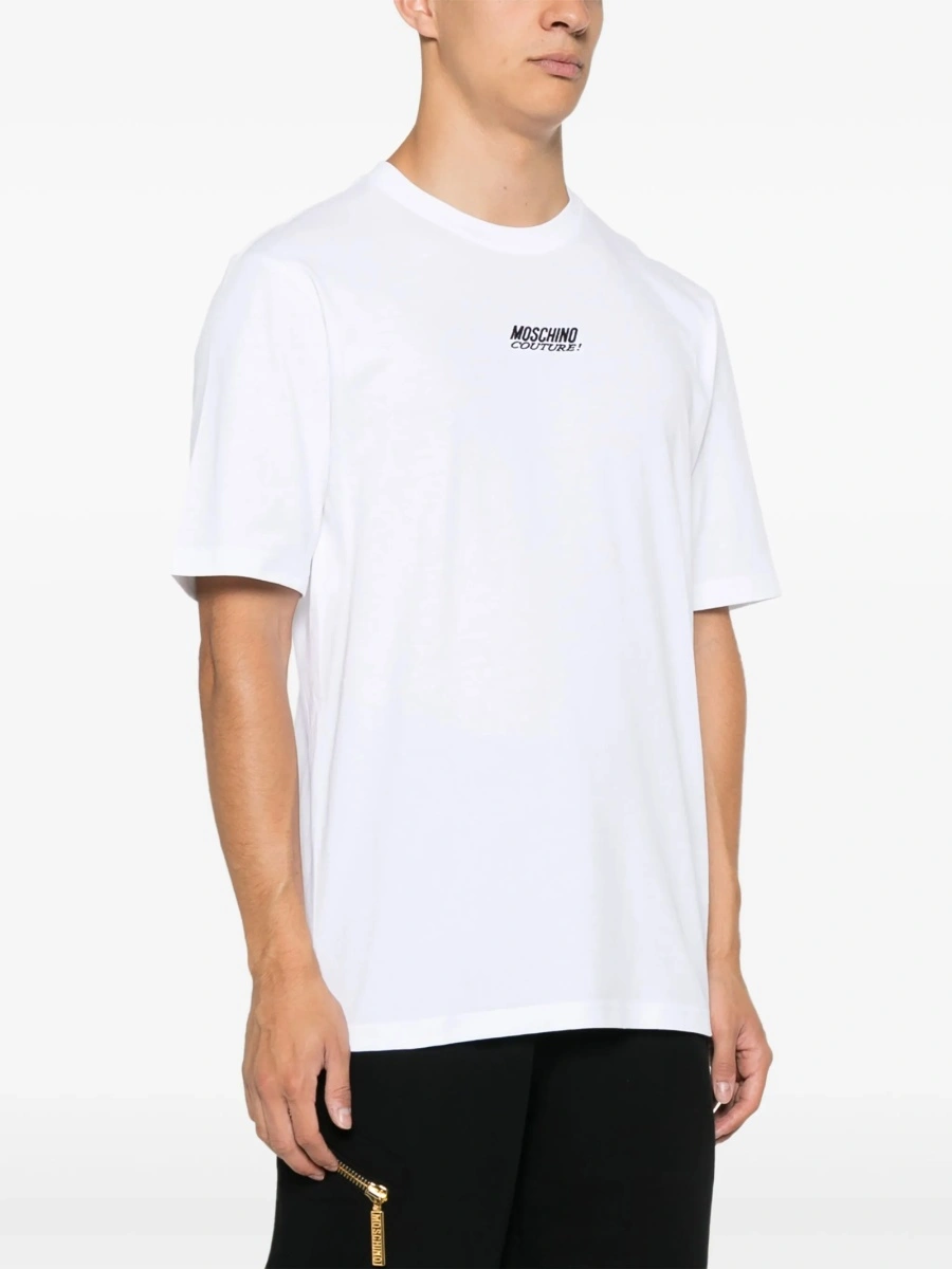 Tricou Moschino alb - Img 3