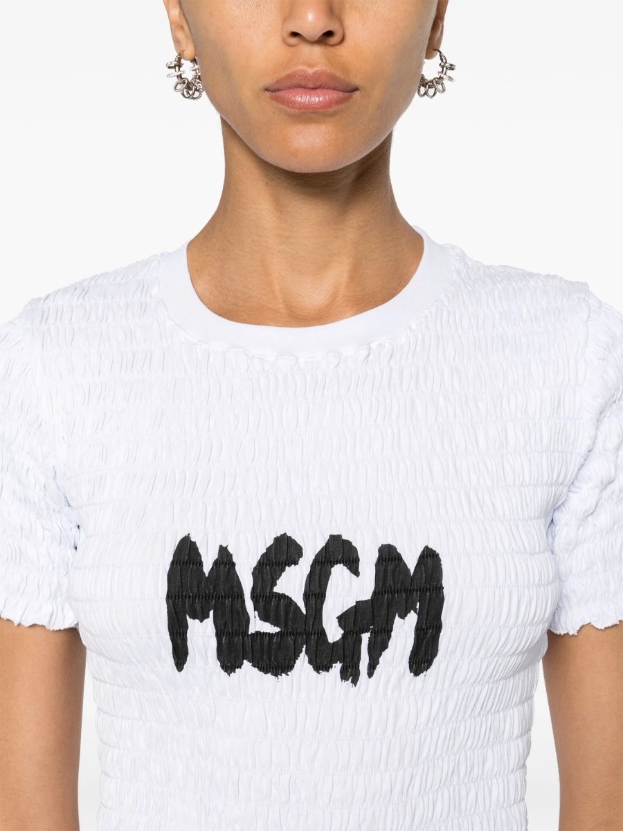 Tricou MSGM alb - Img 5