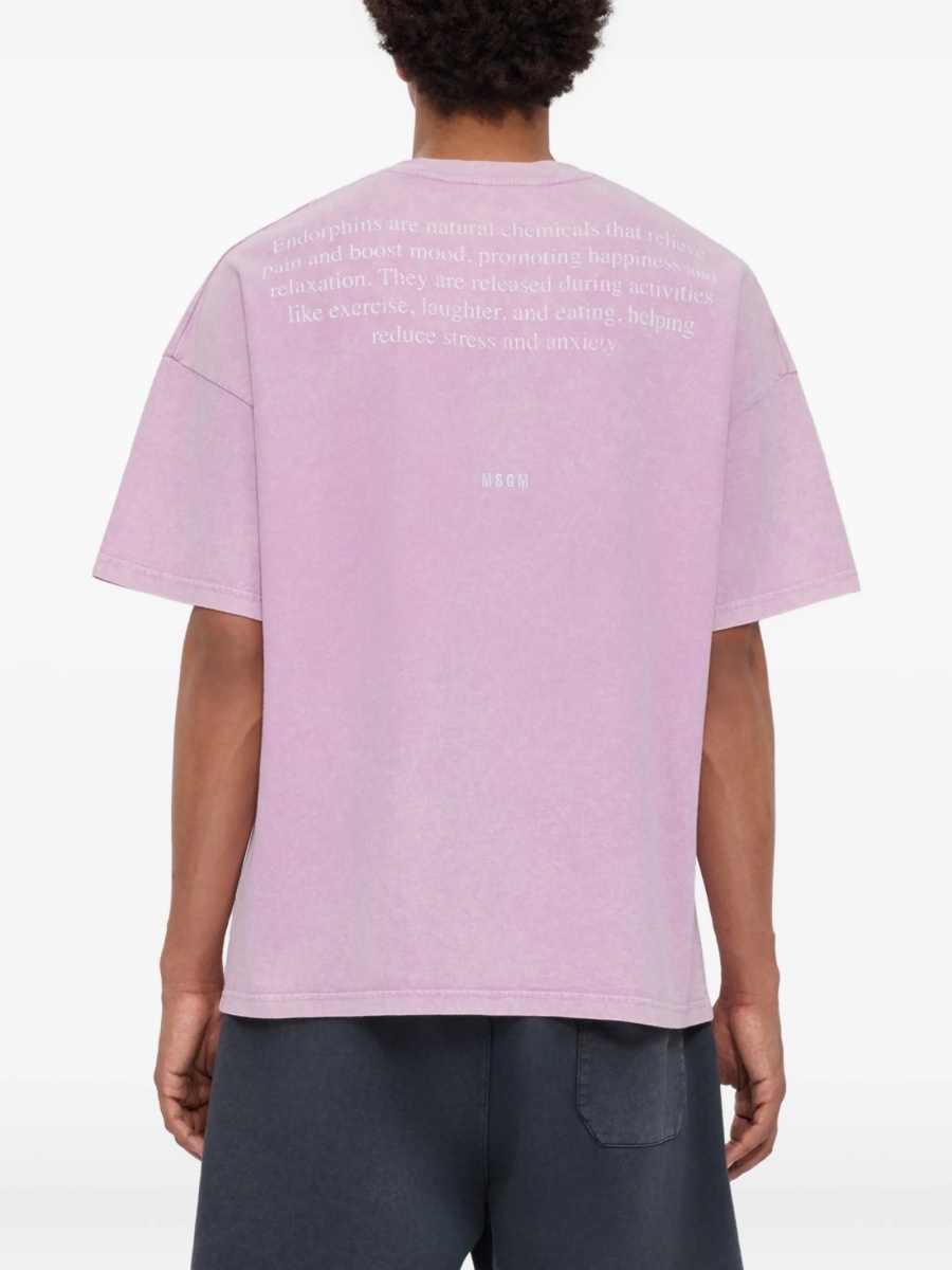 Tricou MSGM roz - Img 4