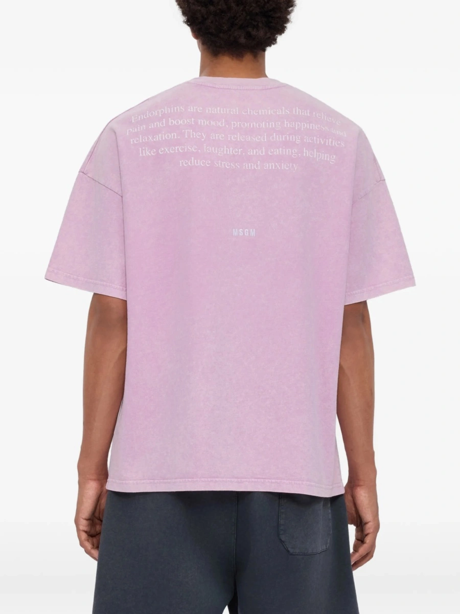 Tricou MSGM roz - Img 4