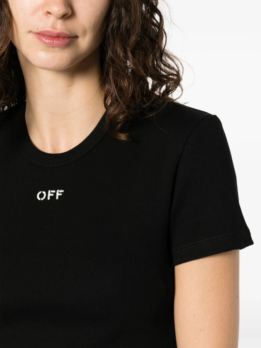 Tricou Off Stamp Rib Basic T-shirt - Img 5