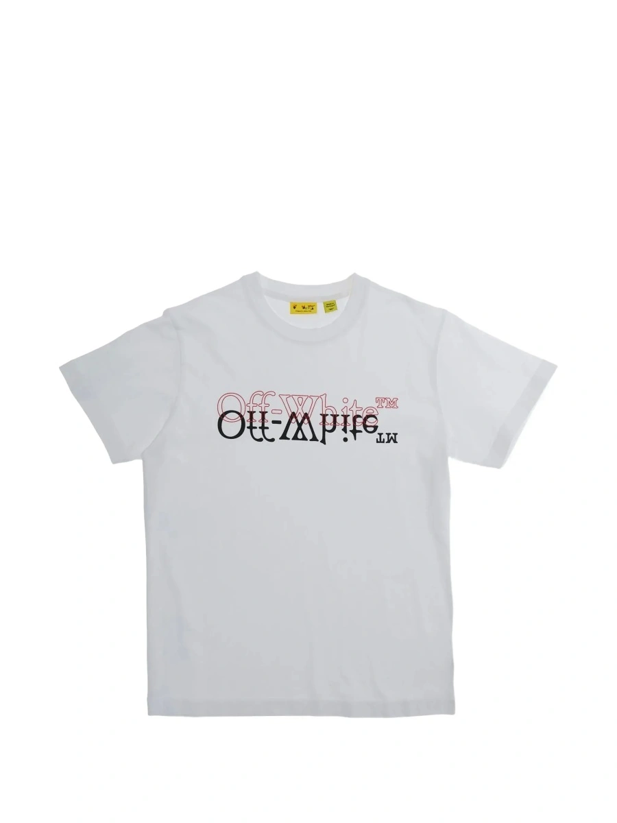 Tricou Off-White alb din bumbac - Img 6
