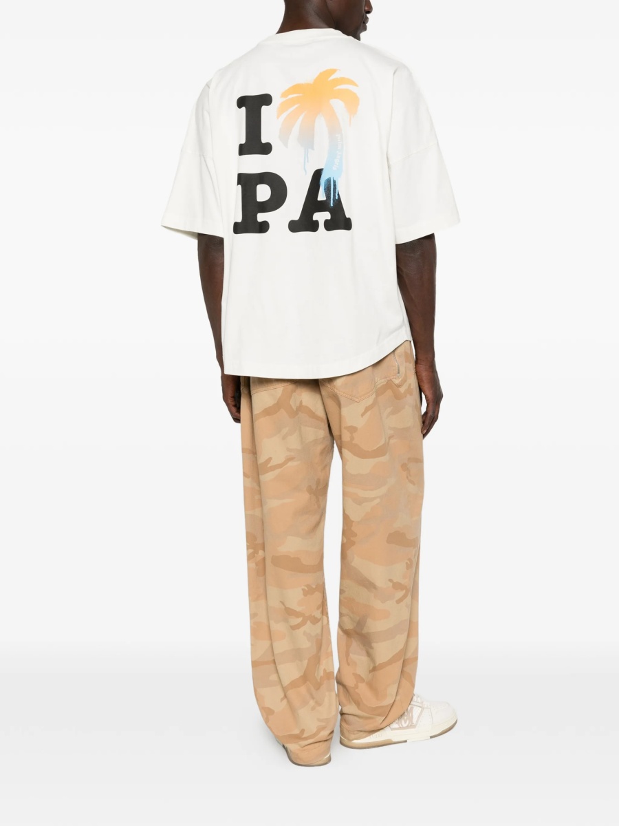 Tricou Palm Angels alb - Img 2