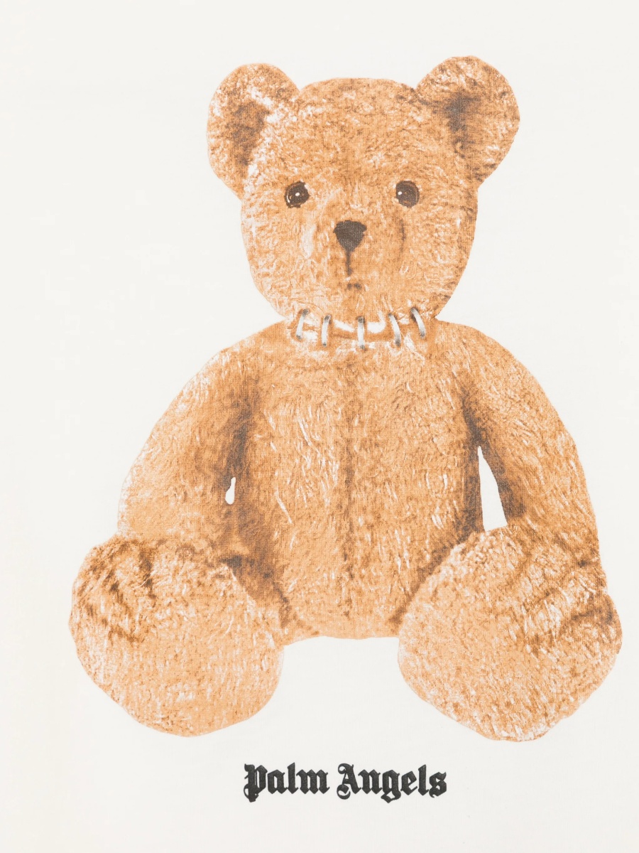 Tricou Palm Angels Bear alb - Img 3