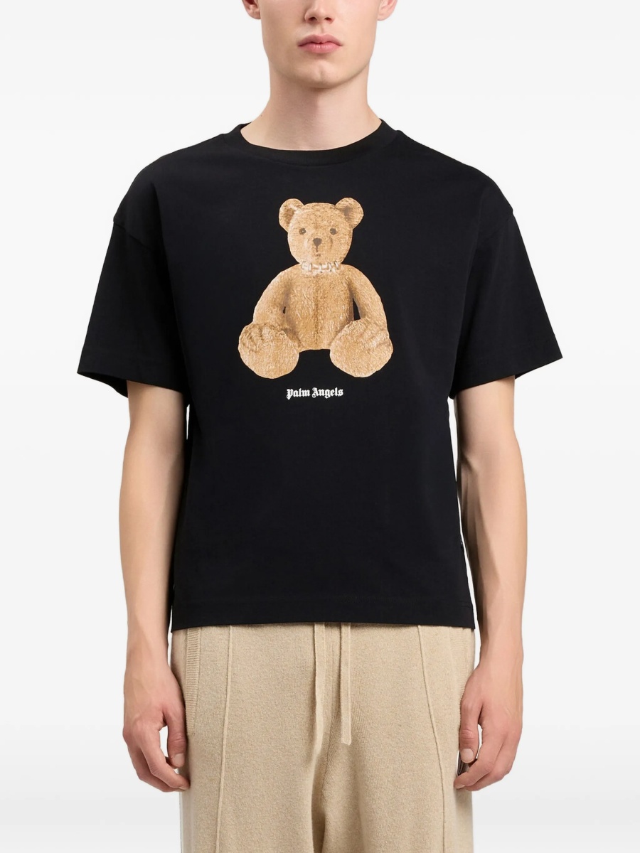 Tricou Palm Angels Bear negru - Img 3