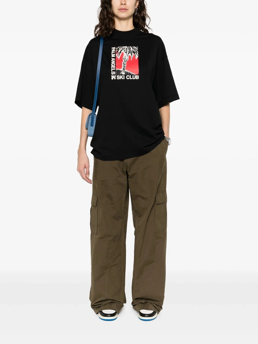 Tricou Palm Angels negru - Img 2