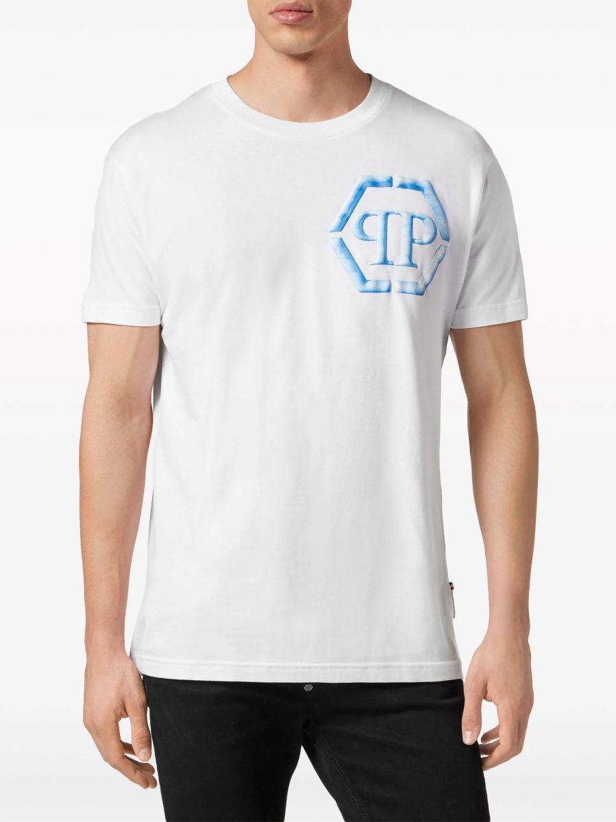 Tricou Philipp Plein alb - Img 3