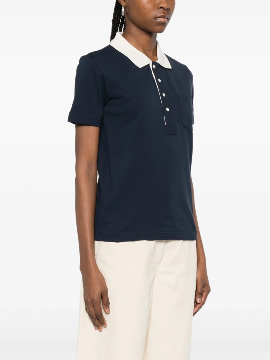 Tricou Polo A.P.C. albastru - Img 3