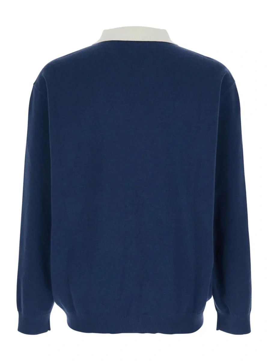 Tricou polo AUTRY albastru din bumbac - Img 2