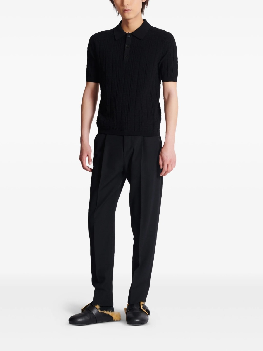 Tricou Polo Balmain negru - Img 2