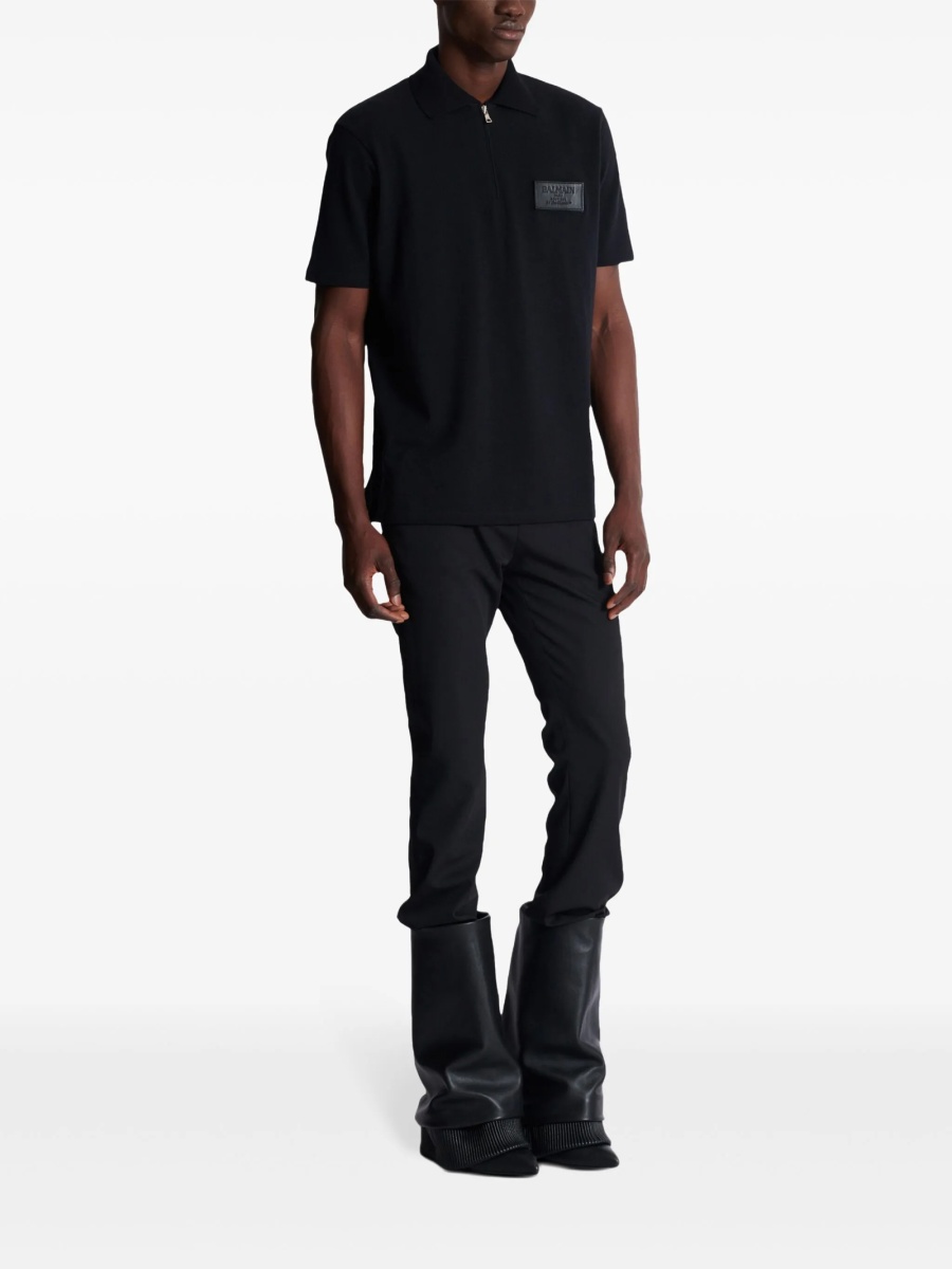 Tricou Polo Balmain negru - Img 3