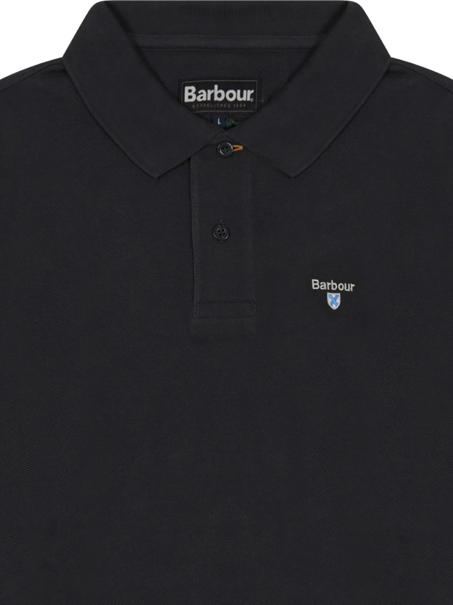 Tricou Polo Barbour negru - Img 2