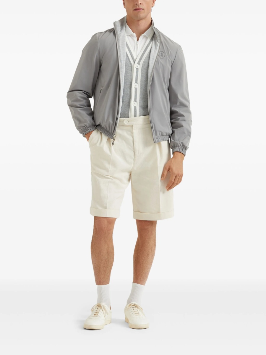 Tricou Polo Brunello Cucinelli alb - Img 2
