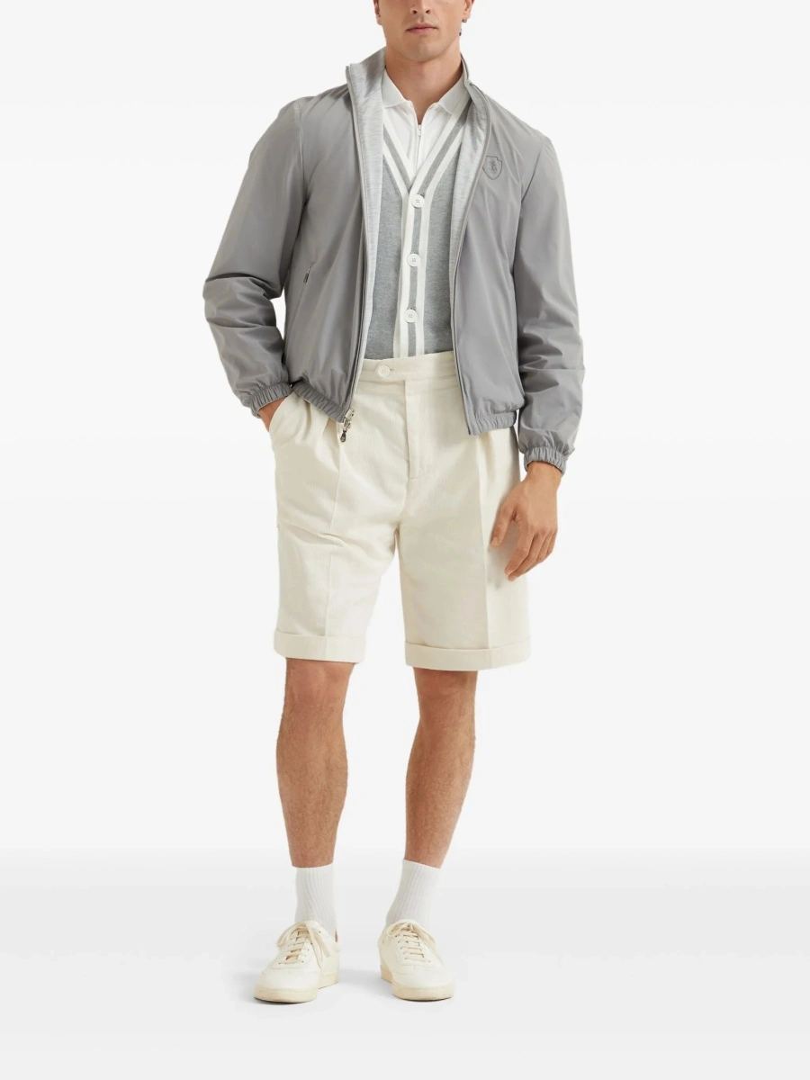 Tricou Polo Brunello Cucinelli alb - Img 2