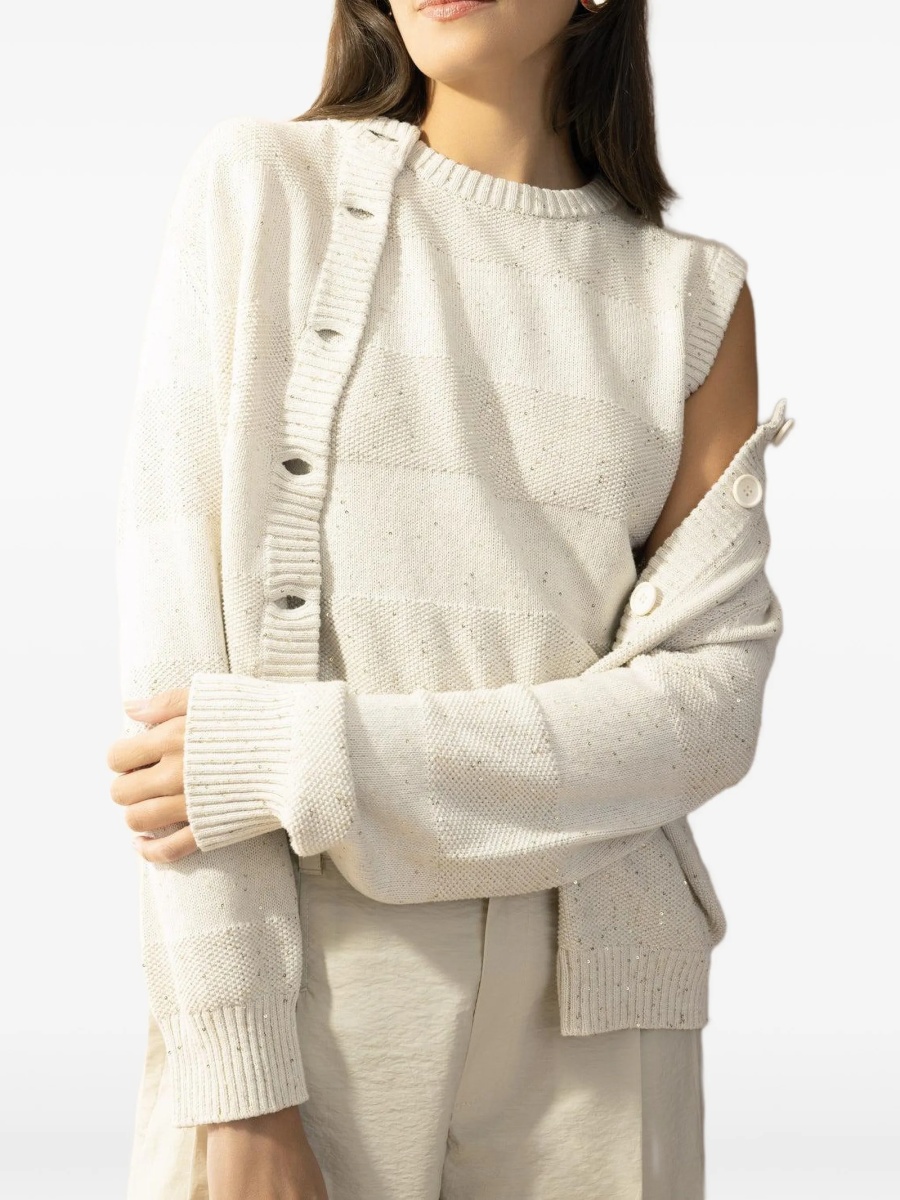 Tricou Polo Brunello Cucinelli neutru - Img 3
