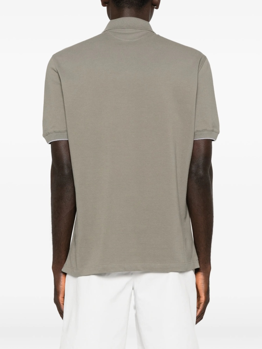 Tricou Polo Brunello Cucinelli verde - Img 4
