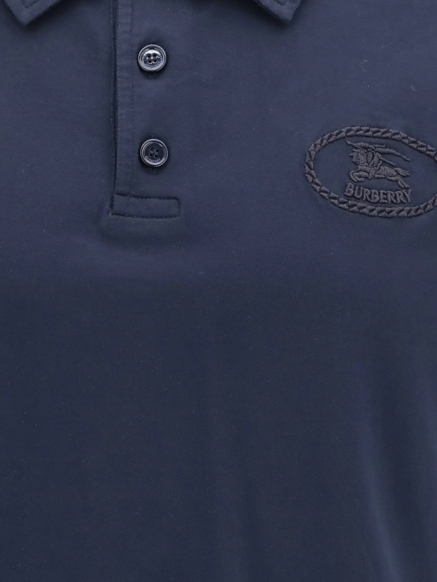Tricou Polo Burberry albastru - Img 3