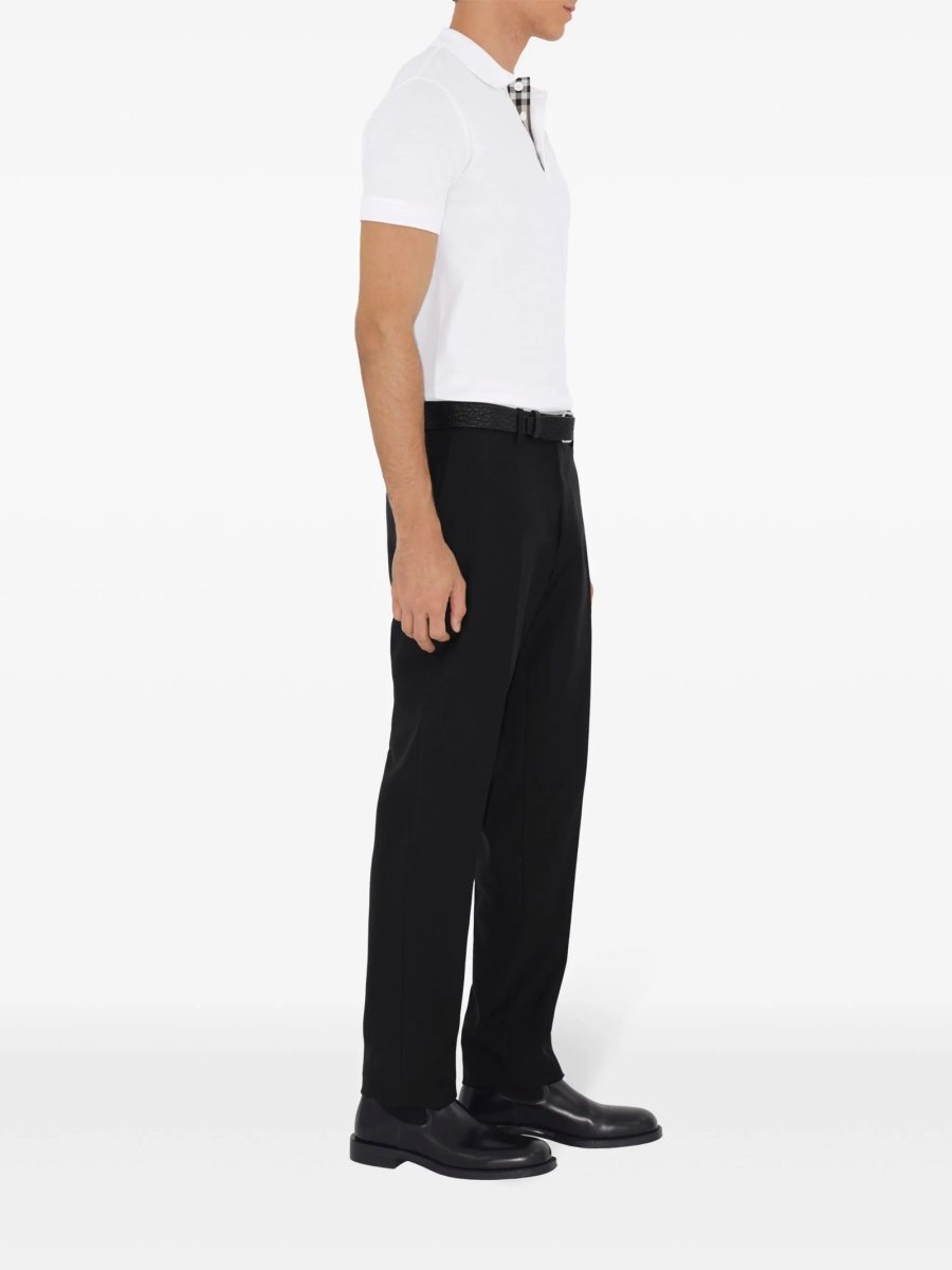 Tricou Polo Burberry alb - Img 3