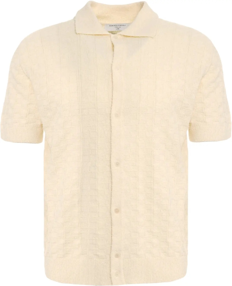 Tricou Polo Cable knit polo shirt - Img 2