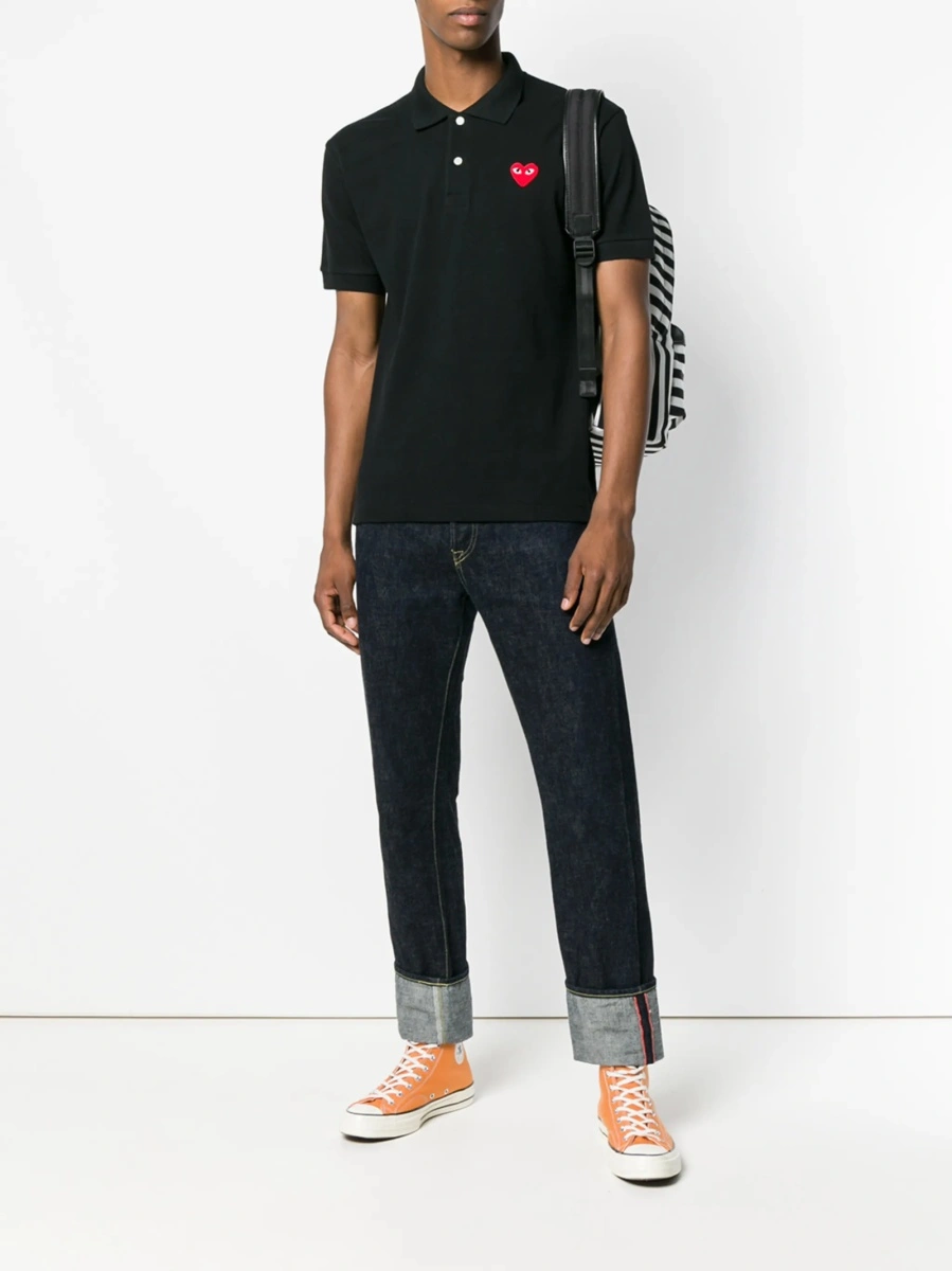 Tricou Polo Comme des Garçons negru - Img 2
