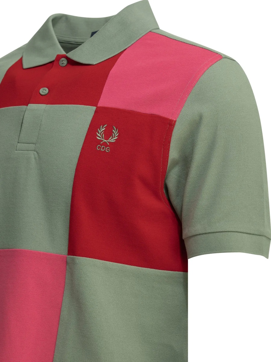 Tricou Polo Comme Des Garçons Shirt x Fred Perry button-down polo shirt - Img 4
