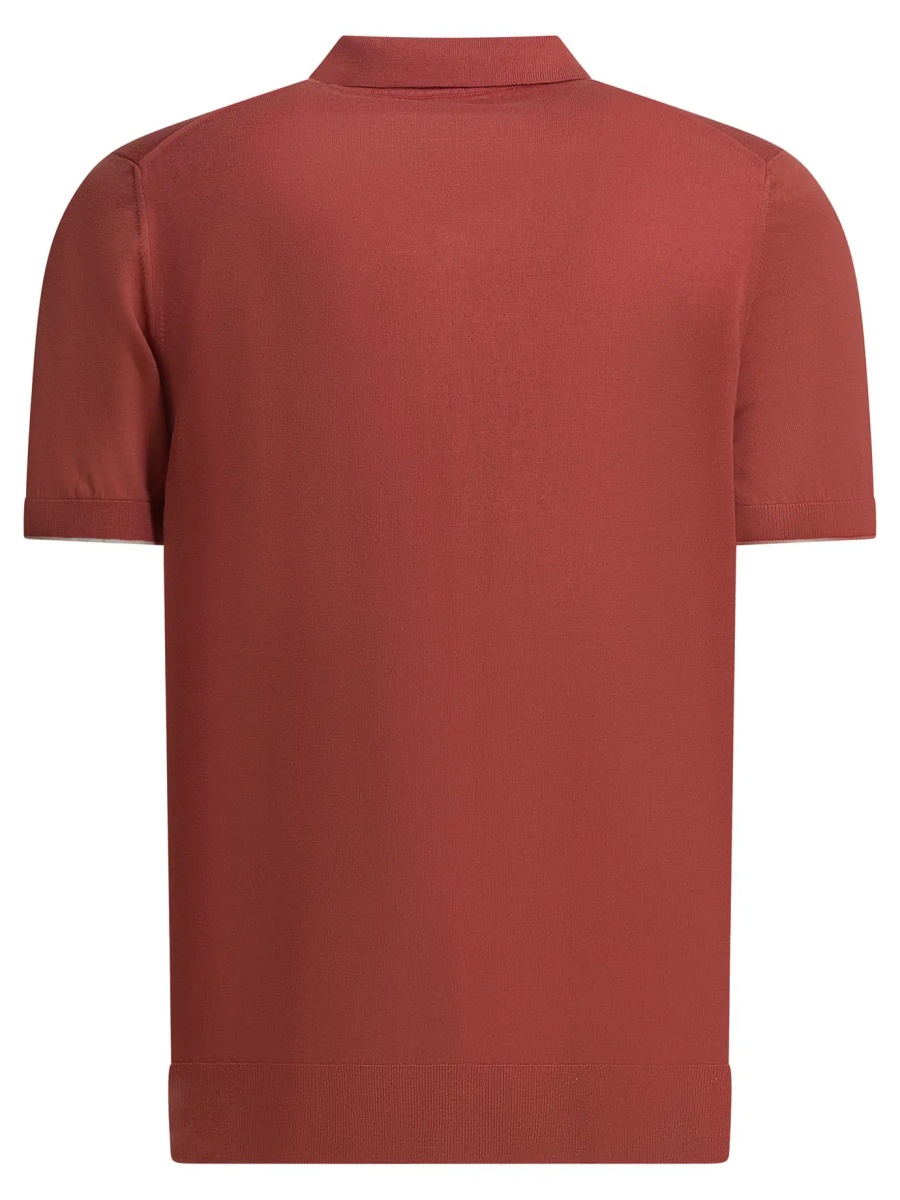 Tricou Polo Cotton buttonless polo shirt - Img 2
