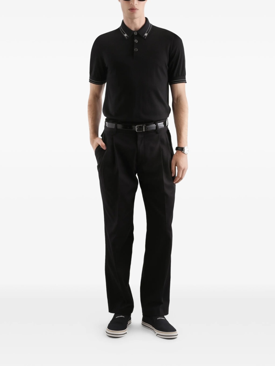 Tricou Polo Dolce &amp; Gabbana negru - Img 2