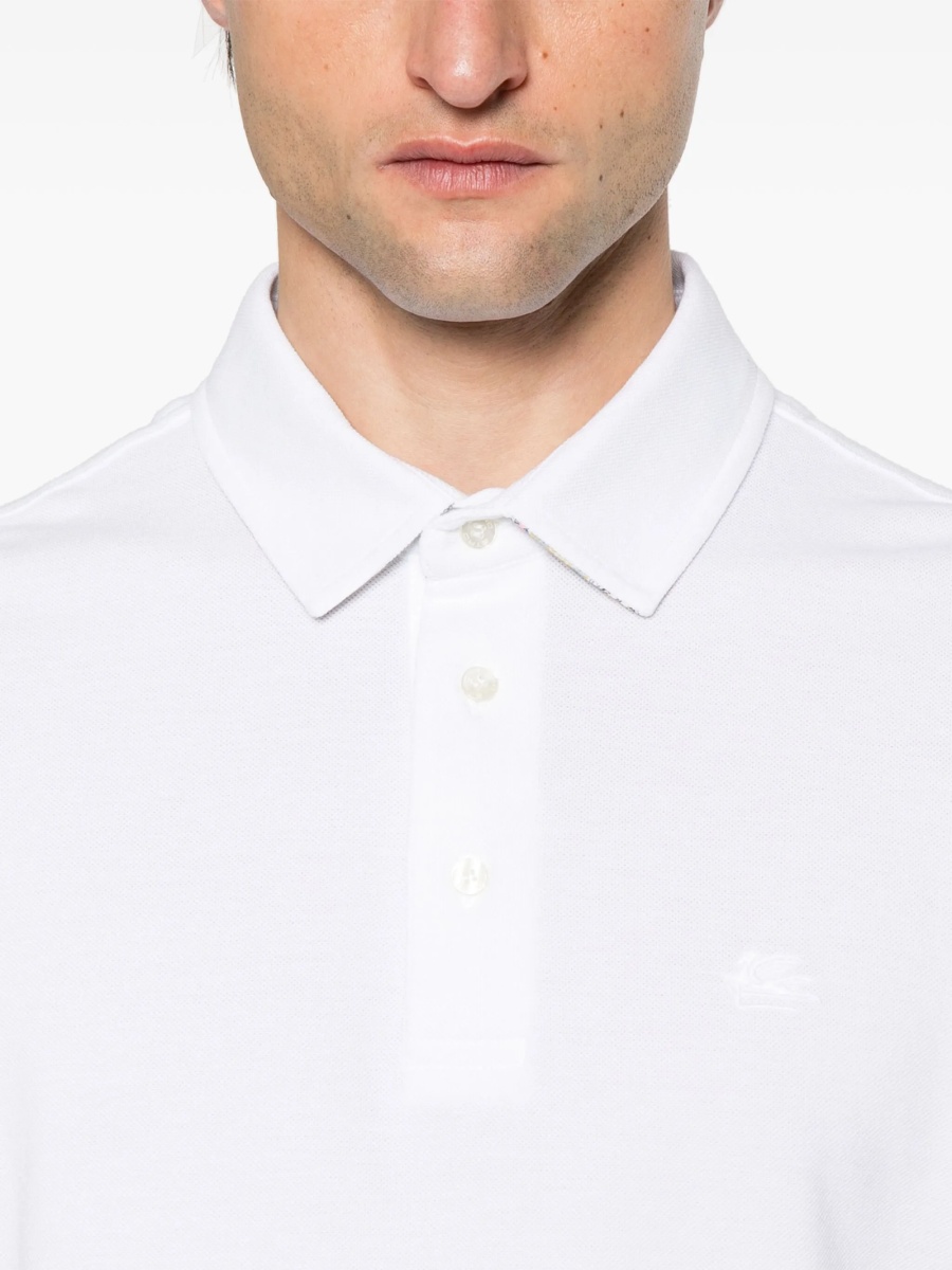 Tricou Polo ETRO alb - Img 4
