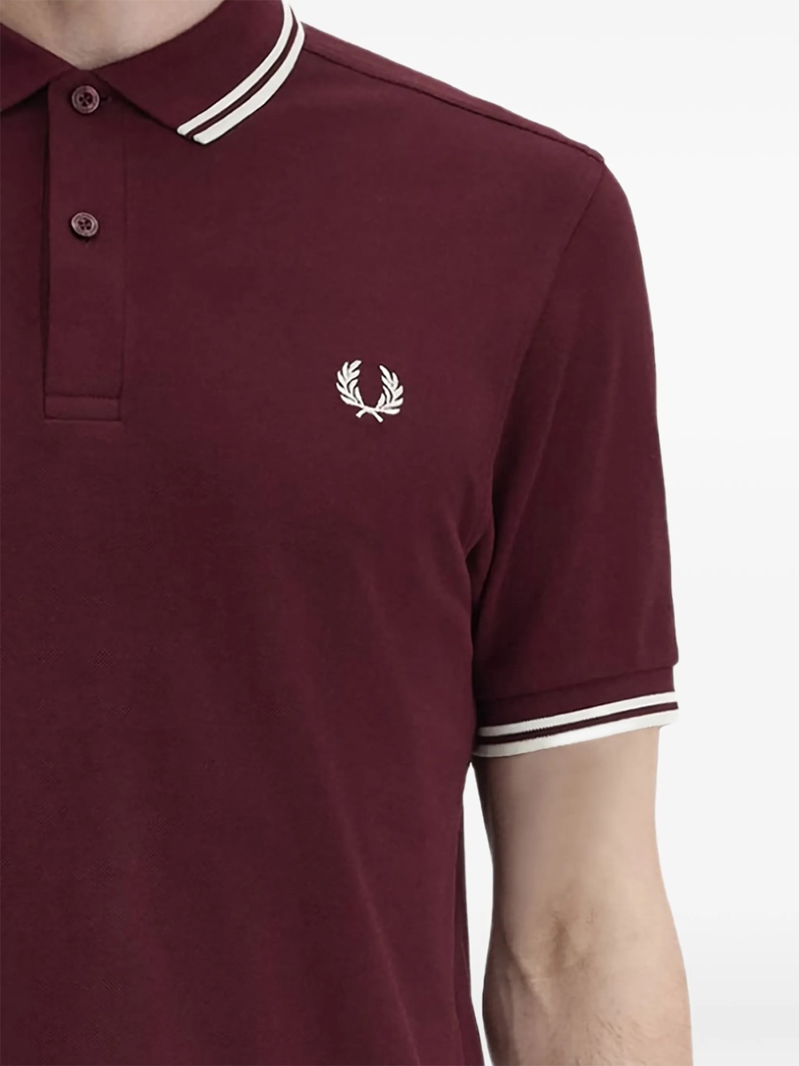 Tricou Polo Fred Perry rosu - Img 2