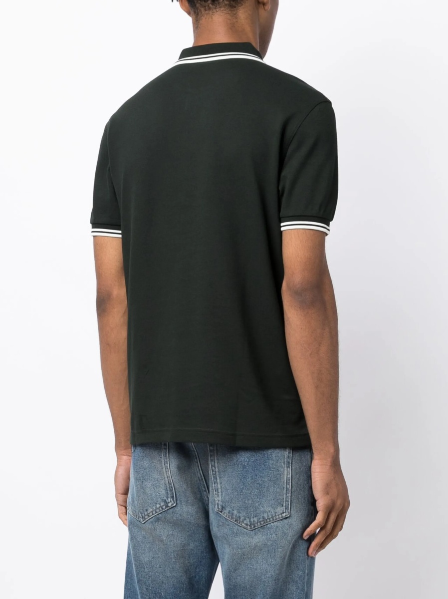 Tricou Polo Fred Perry verde - Img 4