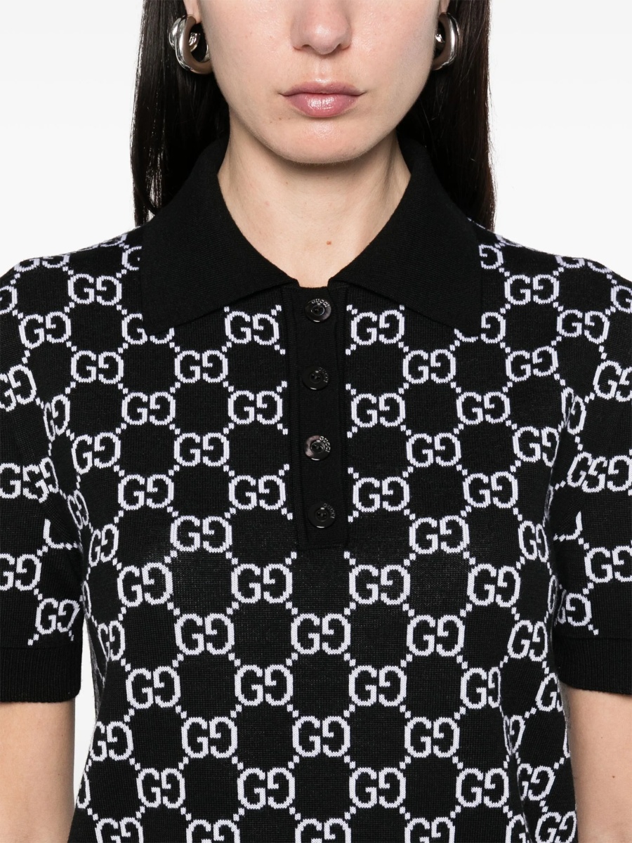 Tricou Polo Gucci negru - Img 5