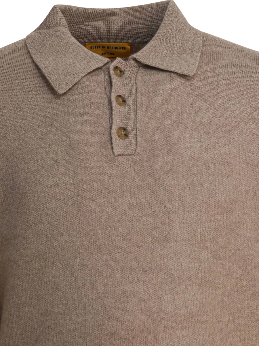 Tricou Polo GUEST IN RESIDENCE maro - Img 4