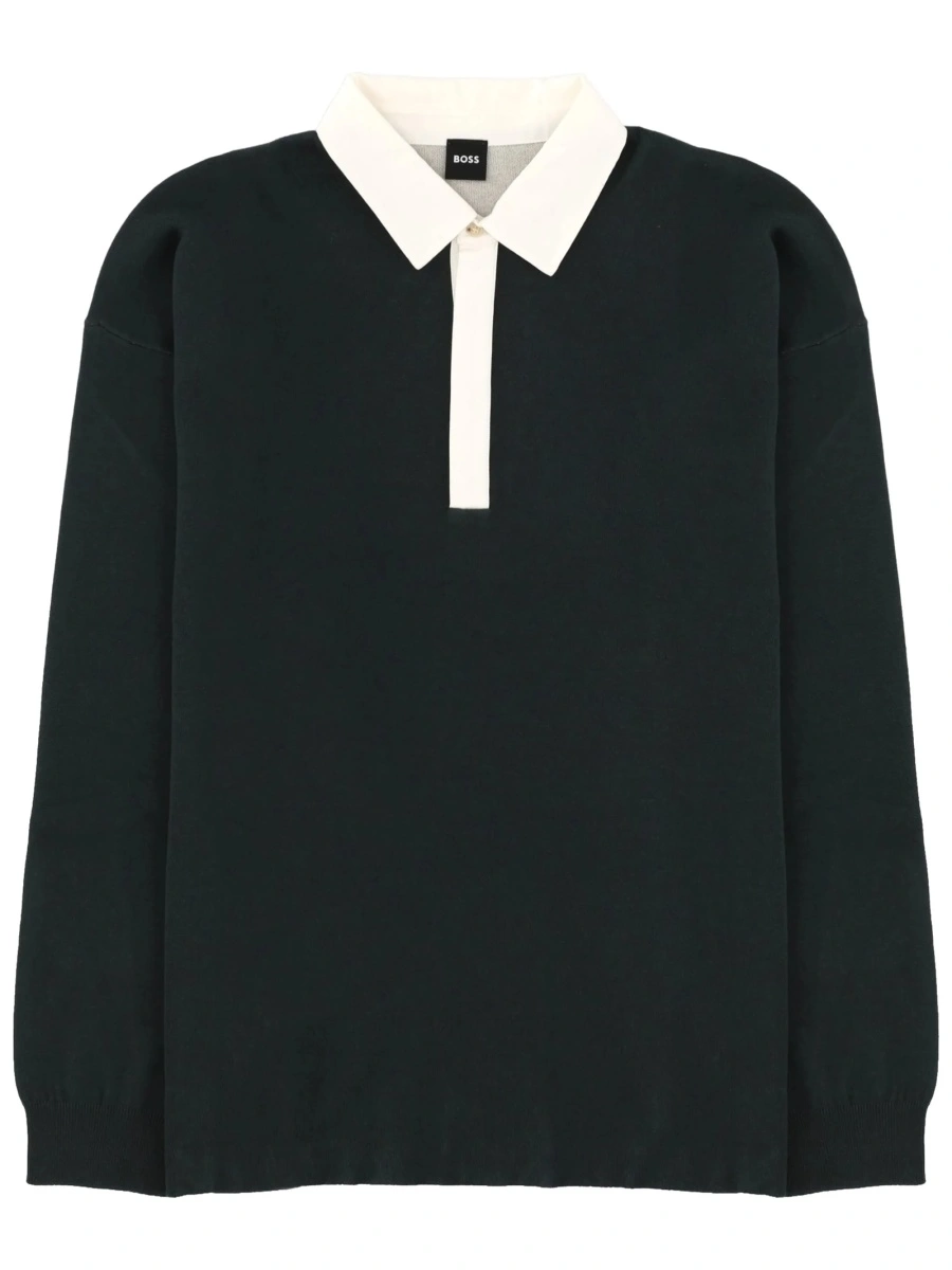Tricou Polo Hugo Boss negru - Img 2