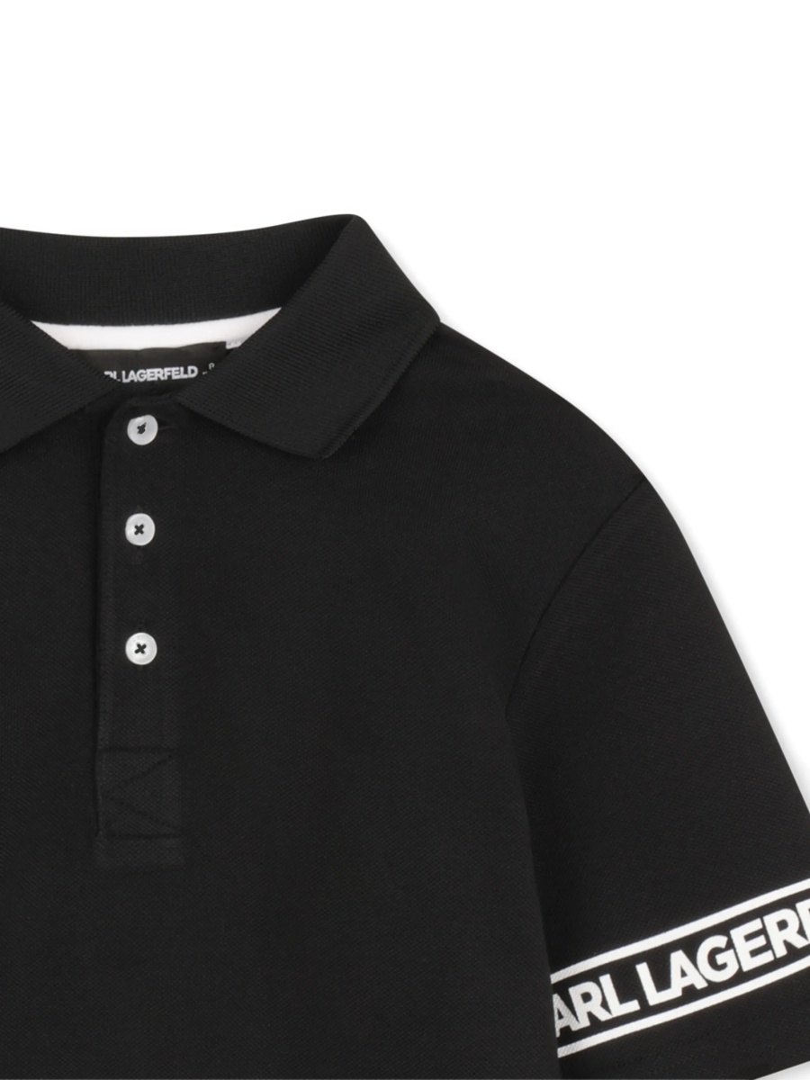 Tricou Polo Karl Lagerfeld negru - Img 3