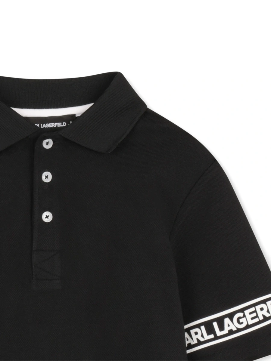 Tricou Polo Karl Lagerfeld negru - Img 3