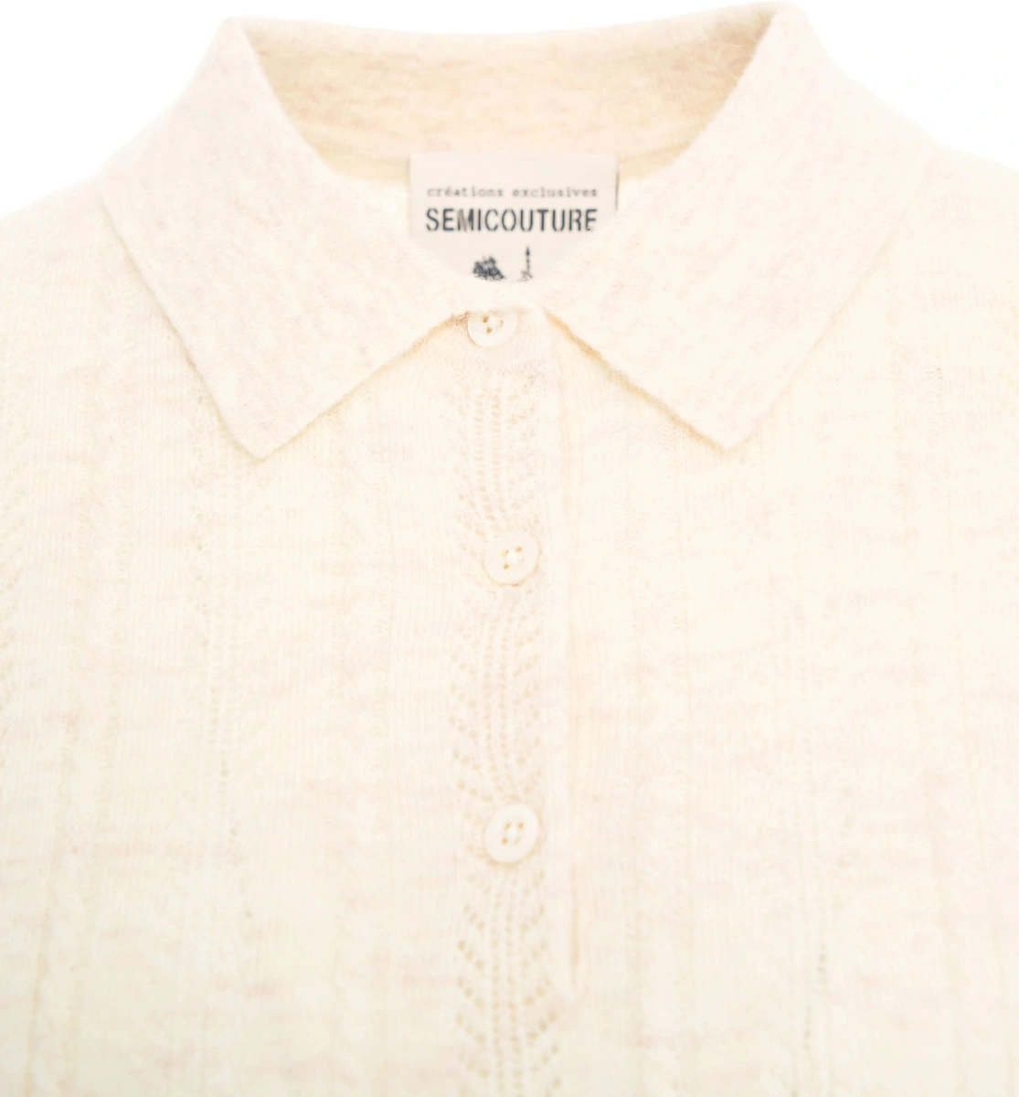 Tricou Polo Knit polo shirt 'Iris' - Img 4