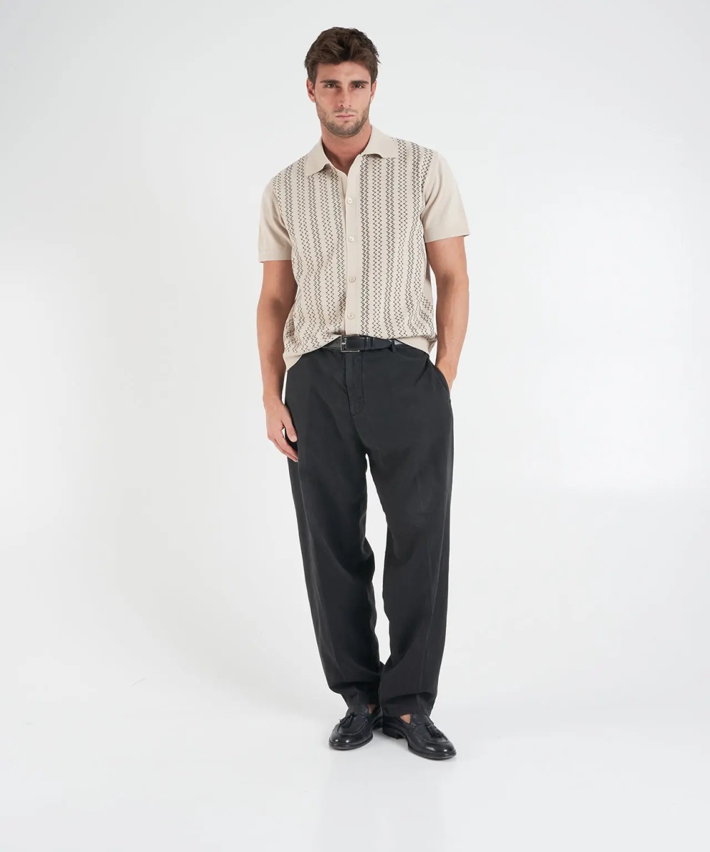 Tricou Polo Knit polo with embroidery - Img 3