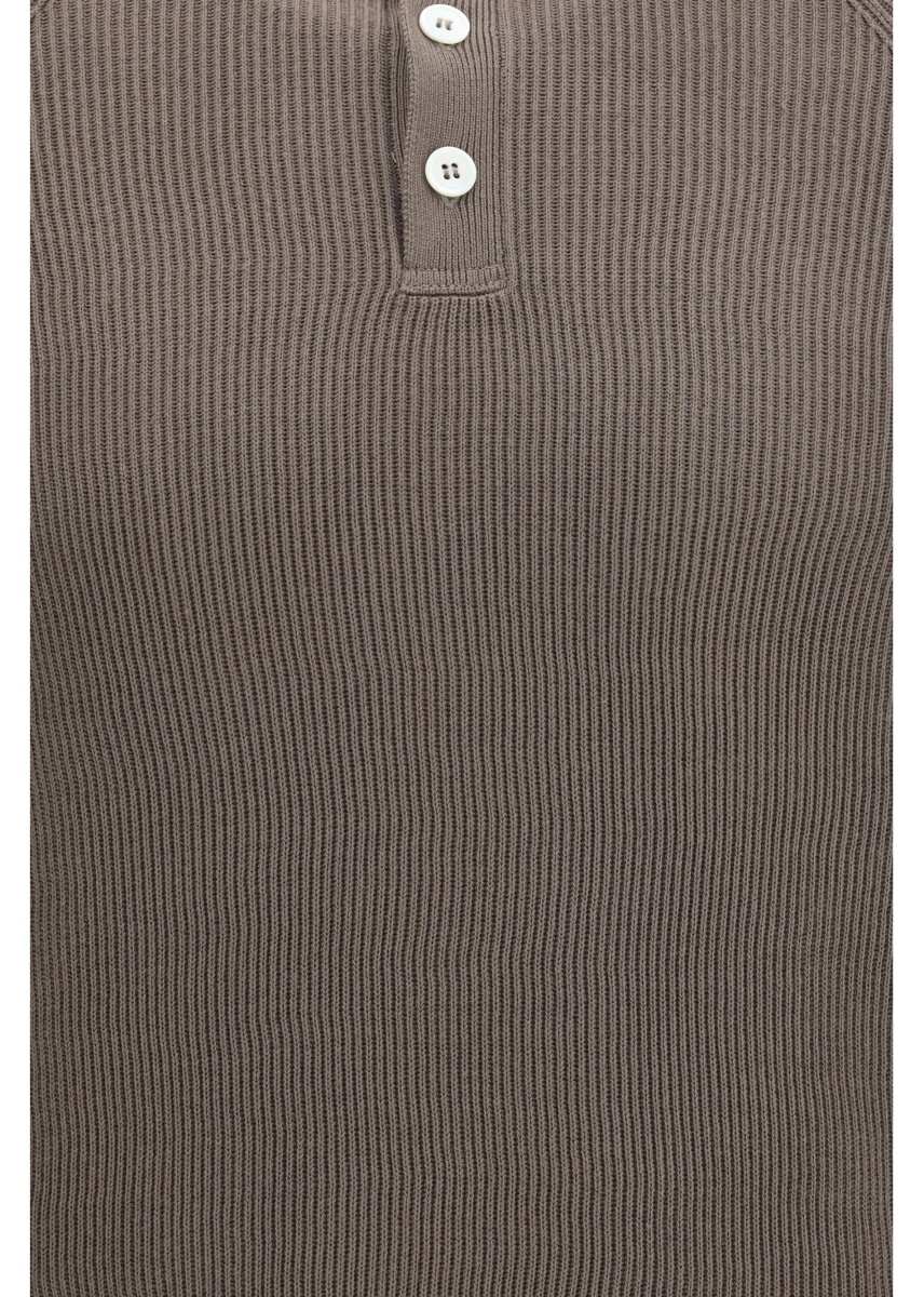 Tricou Polo Long-sleeve knit Polo Shirt - Img 3
