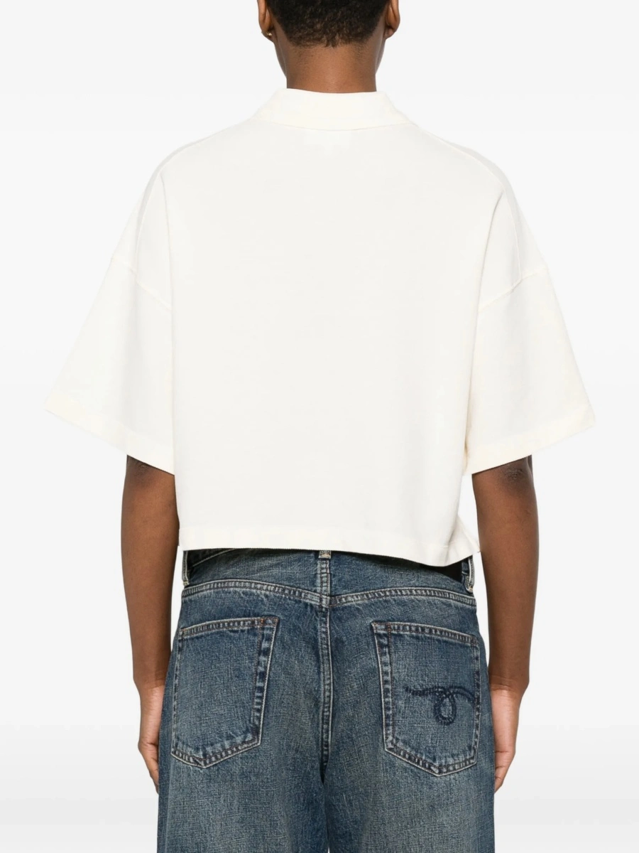 Tricou Polo MAISON KITSUNÉ neutru - Img 4