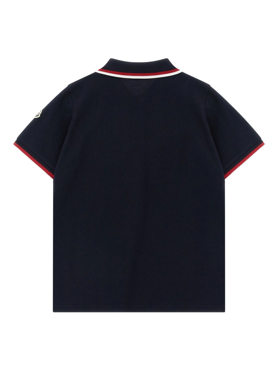 Tricou Polo Moncler albastru - Img 2