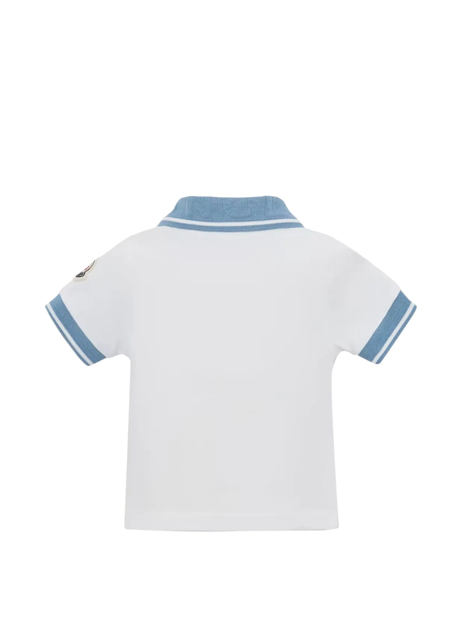 Tricou Polo Moncler alb - Img 2