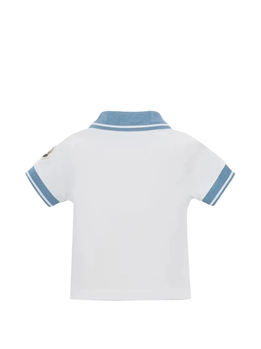 Tricou Polo Moncler alb - Img 2
