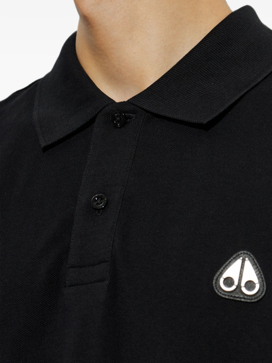 Tricou Polo Moose Knuckles negru - Img 5